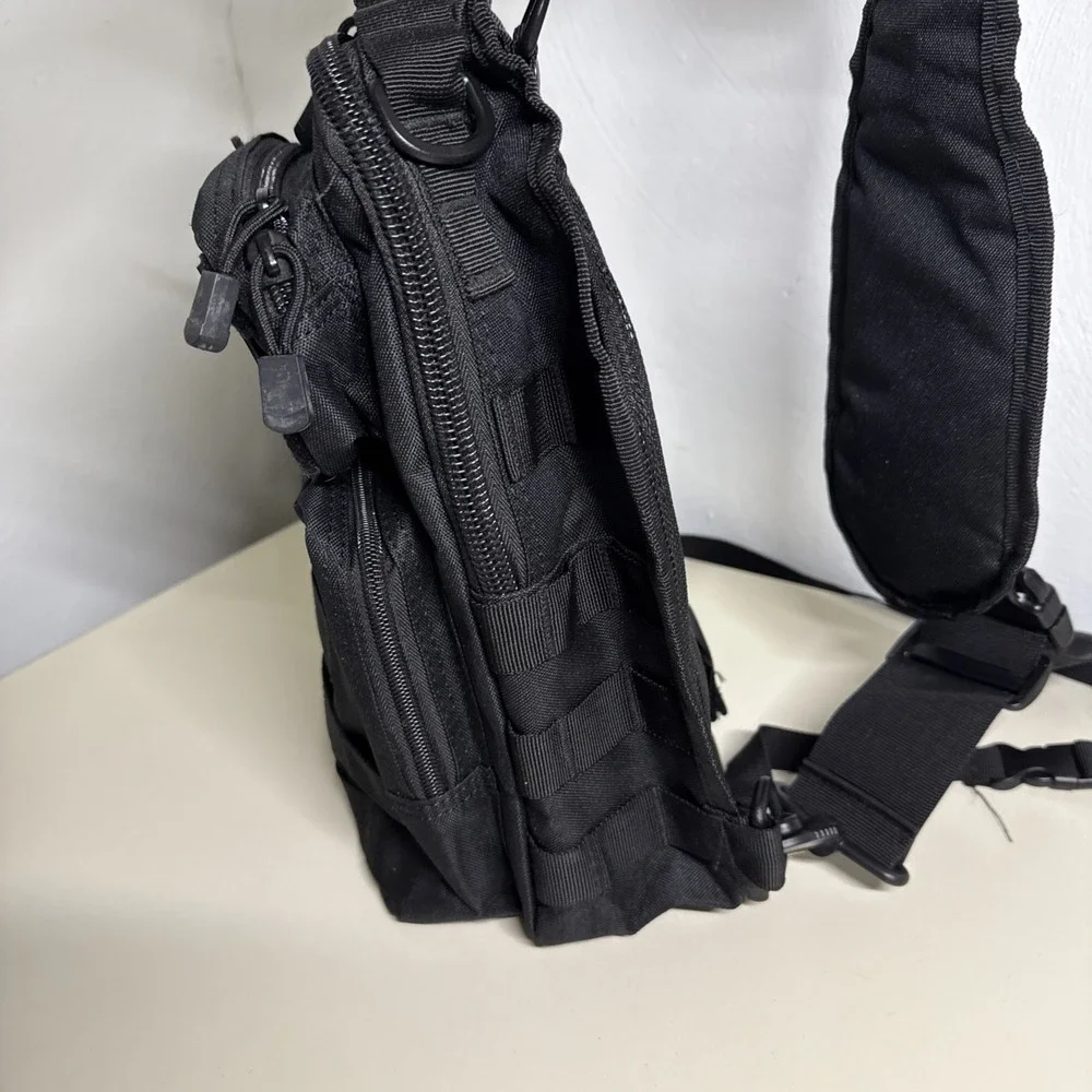 Tactical Sling Bag Backpack Military Shoulder Sling Pack Molle EDC Crossbody Bag